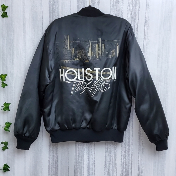 Vintage Jackets Coats Houston Texas 991 Skyline Varsity Jacket Poshmark